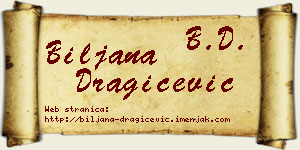 Biljana Dragičević vizit kartica